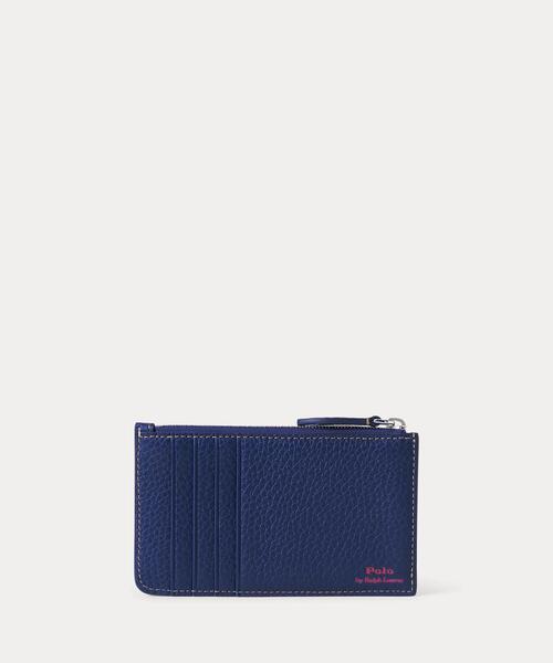 優雅さ◎【POLO RALPH LAUREN】Polo Play レザー カードケース POLO RALPH LAUREN カードケース Polo Play レザー ジップ