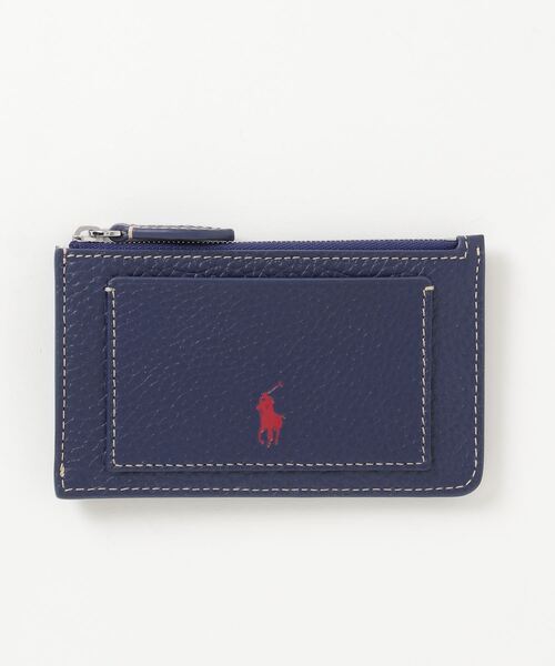 優雅さ◎【POLO RALPH LAUREN】Polo Play レザー カードケース POLO RALPH LAUREN カードケース Polo Play レザー ジップ