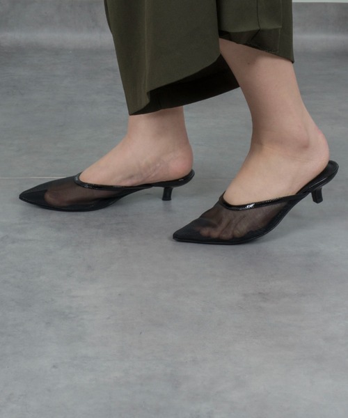 【待望★】 Mollini パンプス 「Mollini/モリーニ」メッシュパンプス 靴