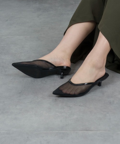 Mollini パンプス 「Mollini/モリーニ」メッシュパンプス