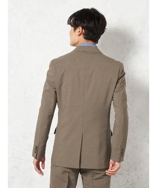 【極美品】 スーツファクトリー セットアップ ブラウン ウォッシャブル 背抜き AOYAMA 【洋服の青山】秋冬 ブラウン スタンダードスーツ