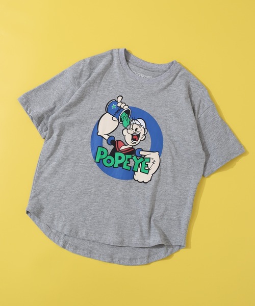 POPEYE（ポパイ） tシャツ ポパイオーバー半袖Tシャツ KIDS キッズ