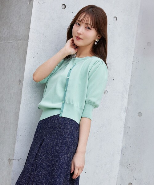 TOCCA（トッカ） uvカット カーディガン 半袖 BALOON ニット