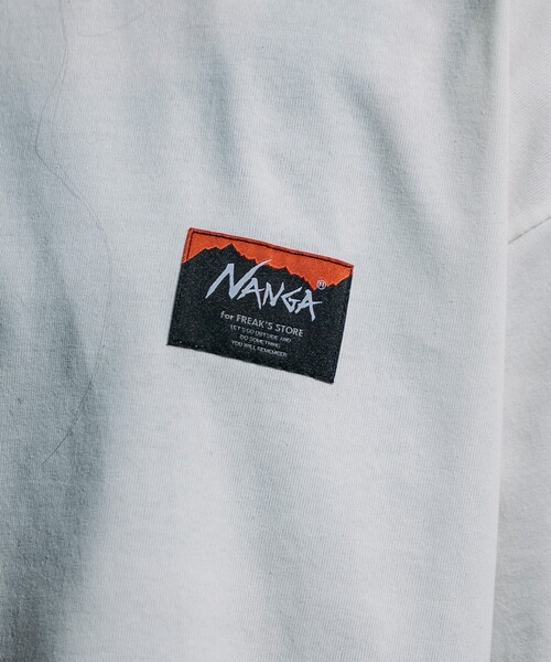 NANGA x フリークスストア 別注 繍 エコハイブリット TEE Lサイズ FREAK'S STORE（フリークスストア） tシャツ NANGA × FREAK'S STORE