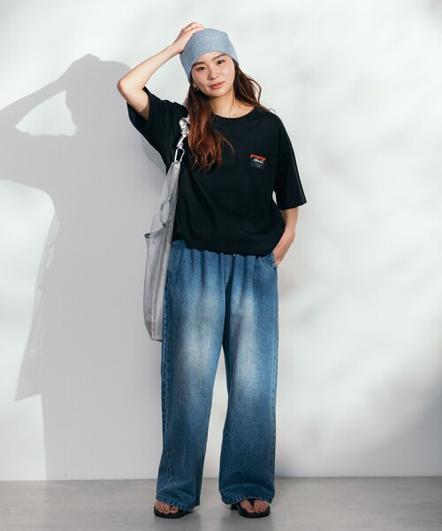 NANGA x フリークスストア 別注 繍 エコハイブリット TEE Lサイズ セール】NANGA × FREAK'S STORE/ナンガ × フリークスストア 別注 刺繍
