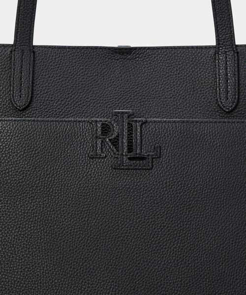 ✨セール中✨RALPH LAUREN オールレザー トートバッグ シボ革 限定セール!Ralph Lauren(ラルフ)DRYDENレザートートバッグ (Ralph