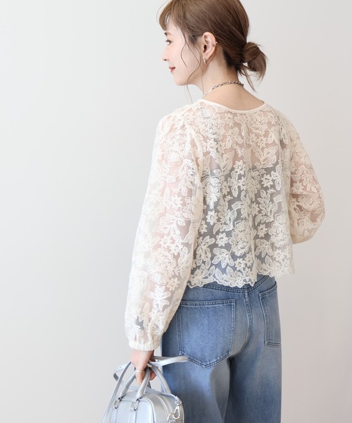 ブラウス シャツ 2WAYシアーシャツ/キャミ2P　578281 レディース Heather ブラウス シャツ 2WAYシアーシャツ/キャミ2P 578281