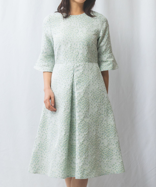 ナラカミーチェ（NARACAMICIE）/【NALACARA】小花JQ切替ワンピース NARACAMICIE（ナラカミーチェ） ワンピース 「NALACARA」小花JQ切替