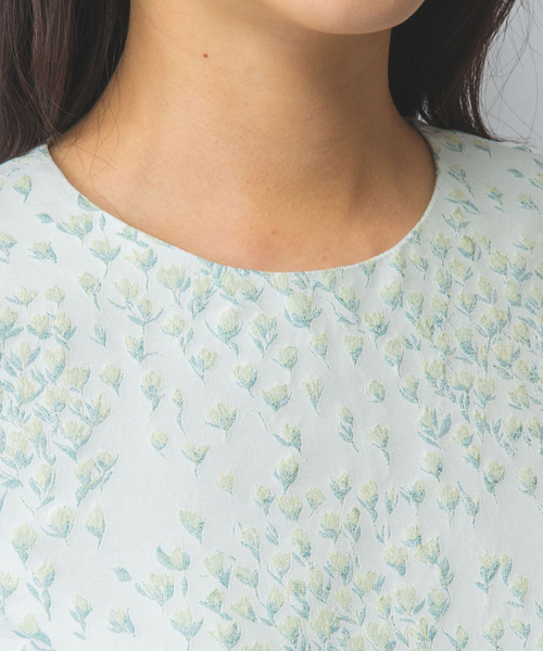 ナラカミーチェ（NARACAMICIE）/【NALACARA】小花JQ切替ワンピース NARACAMICIE（ナラカミーチェ） ワンピース 「NALACARA」小花JQ切替