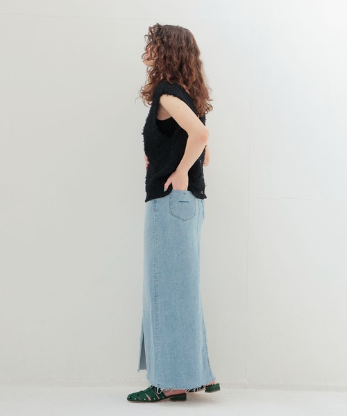 YANUK デニムロングスカート　size XS DENIM SKIRTS スカート身長別比較 | YANUK ONLINE STORE