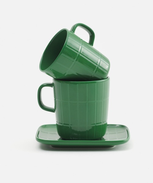マリメッコ　イッタラ緑色デザートカップ 2個 marimekko（マリメッコ） タンブラー Tiiliskivi / mug 2，5 dl