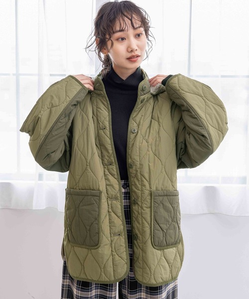 niko and…（ニコアンド） ジャケット MEDIUM カーキ レディース