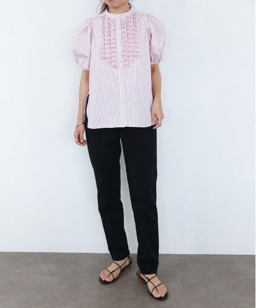 美品　MARILYN MOON カットソー シャツ ボリューム袖 IENA ブラウス シャツ MARILYN MOON/マリリンムーン ボリューム