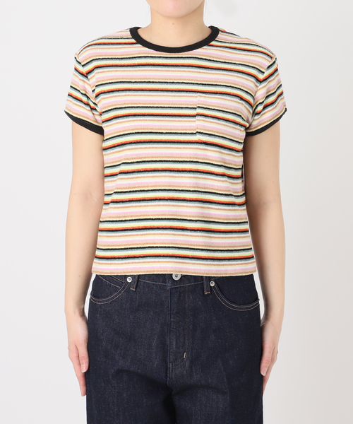 tシャツ 手洗い可 / Gleamy/グリーミー ボーダーTEE レディース B.C STOCK tシャツ 手洗い可 / Gleamy/グリーミー ボーダーTEE