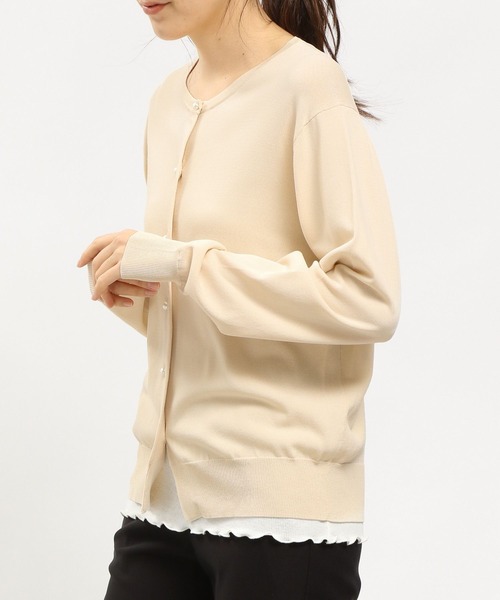 「GLOBAL WORK Smile Seed Store」 ニットカーディガン X-LARGE ブラック レディース_画像8