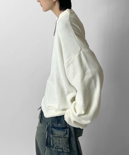 「Confirm」 長袖ニット M ベージュ系その他2 メンズ_画像6