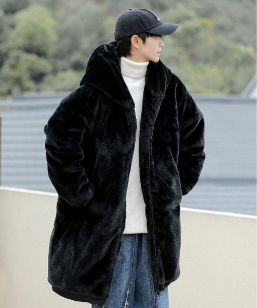 「neos」 ブルゾン MEDIUM ブラック メンズ_画像2