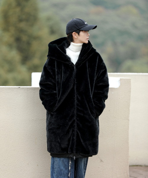 「neos」 ブルゾン MEDIUM ブラック メンズ_画像7