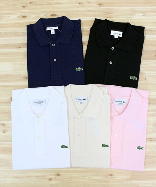 LACOSTE（ラコステ） ポロシャツ 半袖 ワンポイント 鹿の子 半袖