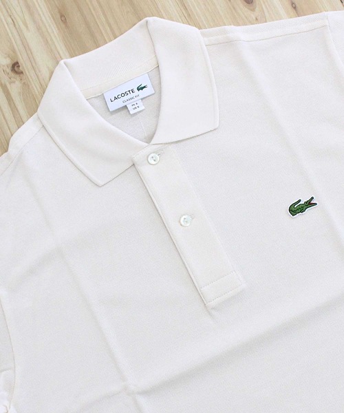 LACOSTE（ラコステ） ポロシャツ 半袖 ワンポイント 鹿の子 半袖
