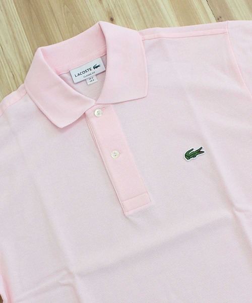 LACOSTE（ラコステ） ポロシャツ 半袖 ワンポイント 鹿の子 半袖