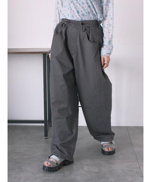 ehka sopo（エヘカソポ） パンツ ボタンアジャストパンツ レディース