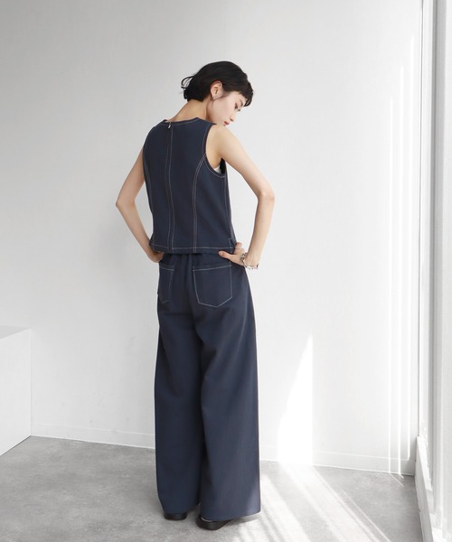 NOGLE タンクトップ ノースリーブ 「NOGLE/ノグル」ステッチノースリー