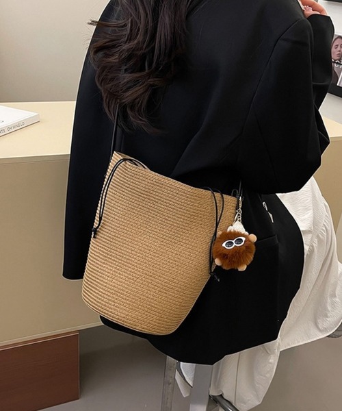 【新品】カゴ ショルダーバッグ fifth かごバッグ カゴバッグ スクエア型ショルダーかごバッグ