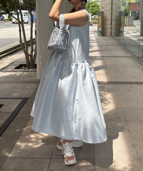DONOBAN ワンピース シャイニーフレアワンピース : ZOZOTOWN