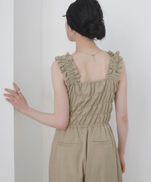 【la boutiqueBonBon】新品 タグ付き フリル オールインワン La boutique BonBon｜【低身長サイズあり】ラッフル