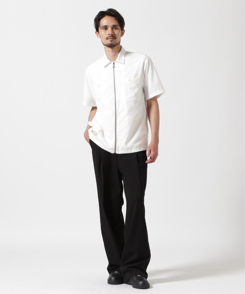 AVIREX シャツ 「WEB＆DEPOT限定」ZIP UP WORK SHIRT ”25