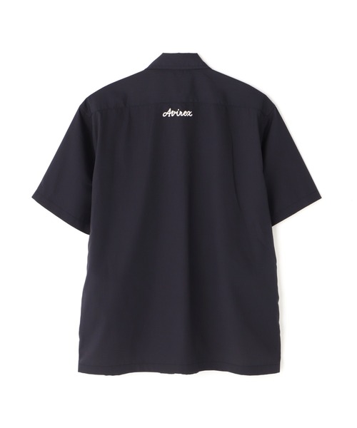 AVIREX（アヴィレックス） シャツ 半袖 「WEB＆DEPOT限定」ZIP UP WORK