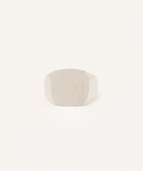 指輪 リング 「TOMWOOD(トムウッド)」Cushion Satin シルバーリング 指輪 レディース メンズの画像