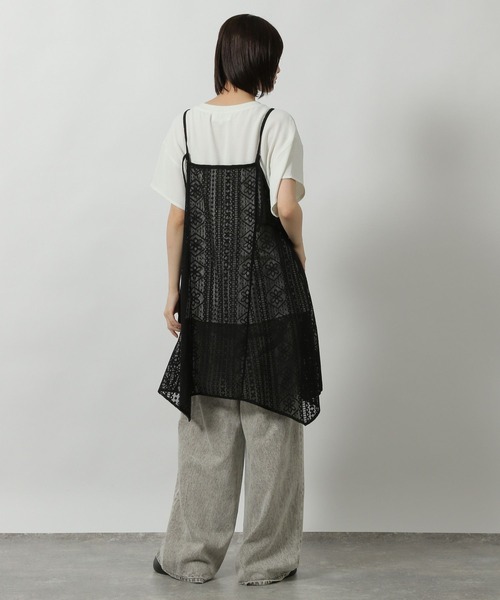 LAKOLE ワンピース 2WAY総レースキャミワンピース / 498555