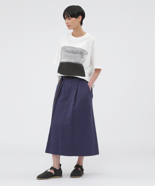 MHL.　レディース　シャツ　半袖　M　コットン100% MHL. tシャツ LIGHT COTTON JERSEY TOP レディース : ZOZOTOWN