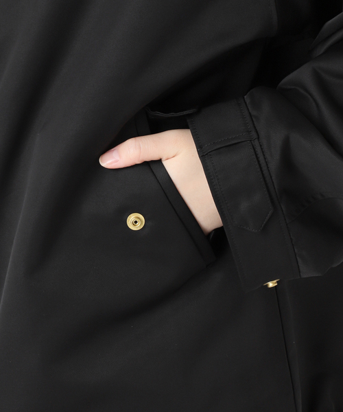 Spick and span黒フード付き マウンテンパーカー Spick＆Span マウンテンパーカー ウインドブレーカー 「WEB限定