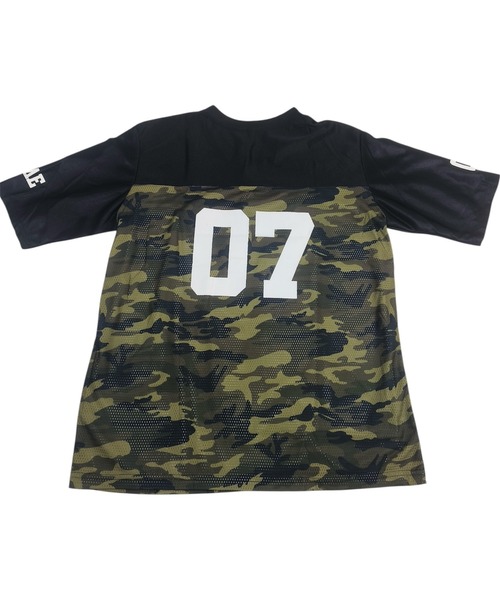 VIBGYOR tシャツ 「lulufa」メッシュ切り替えナンバリングゲームシャツ