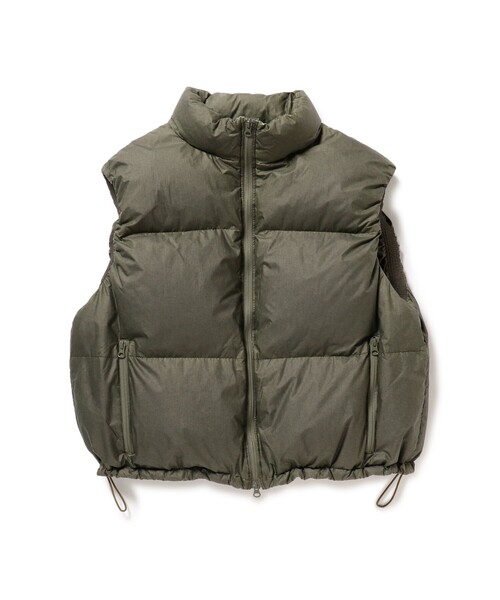 BEAMS（ビームス） ベスト ジレ ワイドフィット フェード ダウンベスト