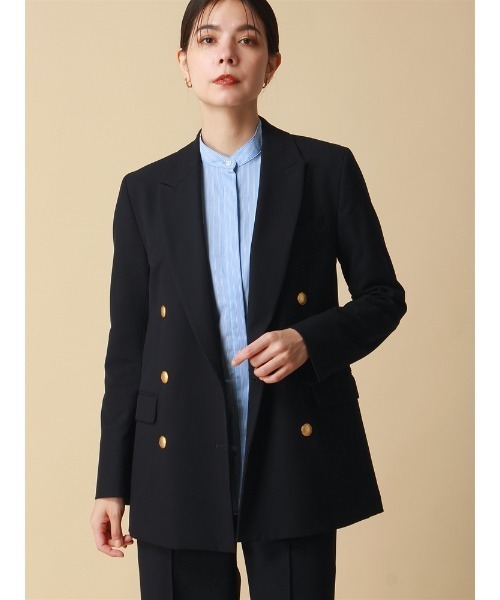 美品　JUSGLITTY ジャケット　ネイビー trim_ofkss_item9960a7c261a911e