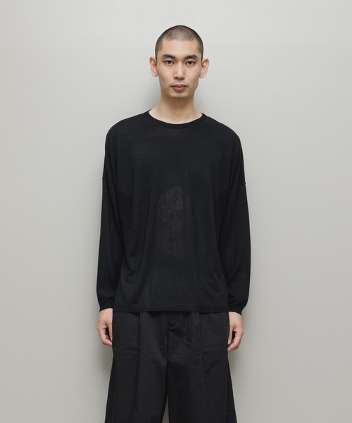 セーター ニット VENTILATION MESH CREW SWEATER メンズ レディース_3