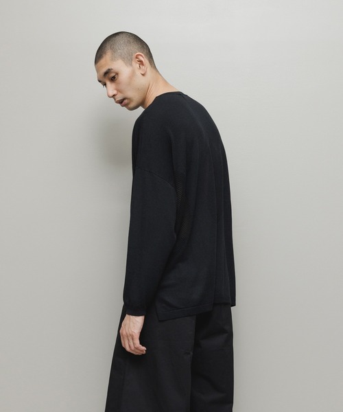 セーター ニット VENTILATION MESH CREW SWEATER メンズ レディース_4