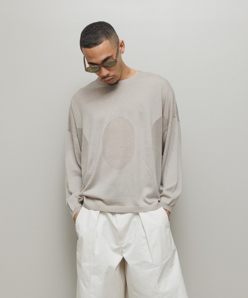 セーター ニット VENTILATION MESH CREW SWEATER メンズ レディース_7