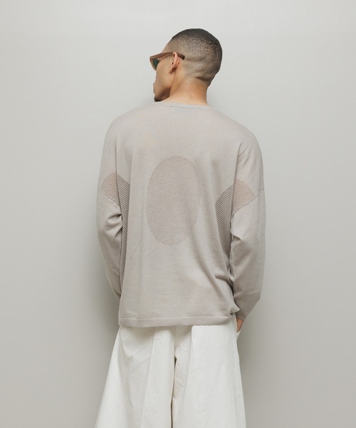 セーター ニット VENTILATION MESH CREW SWEATER メンズ レディース_8