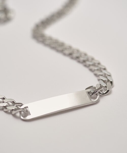 Faith By Luis ネックレス シルバー Lui's（ルイス） ネックレス Ah Necklace / 03 (プレートチェーン