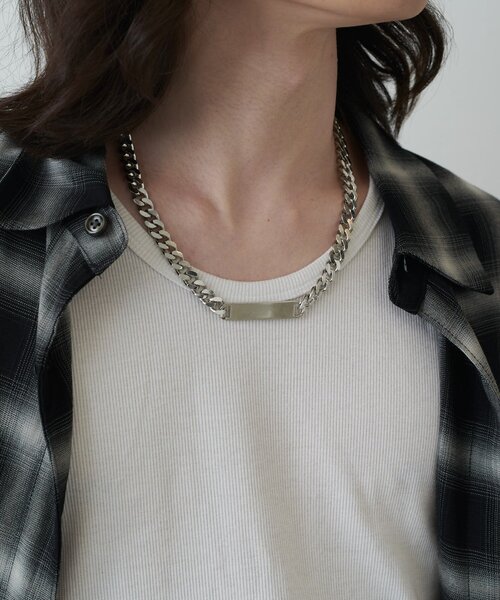 Lui's（ルイス） ネックレス Ah Necklace / 03 (プレートチェーン