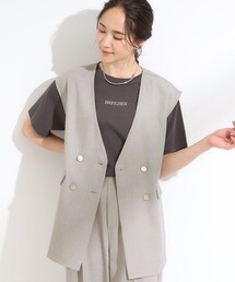 プライド　ジレ　ベスト DRESKIP（ドレスキップ） ベスト ジレ 「S-LL/セットアップ可/洗濯後