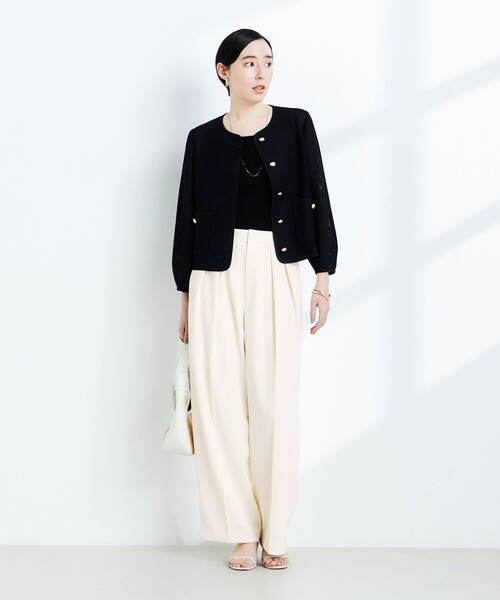 NOLLEY'S Sophi（ノーリーズソフィー） ノーカラージャケット 36 オフ