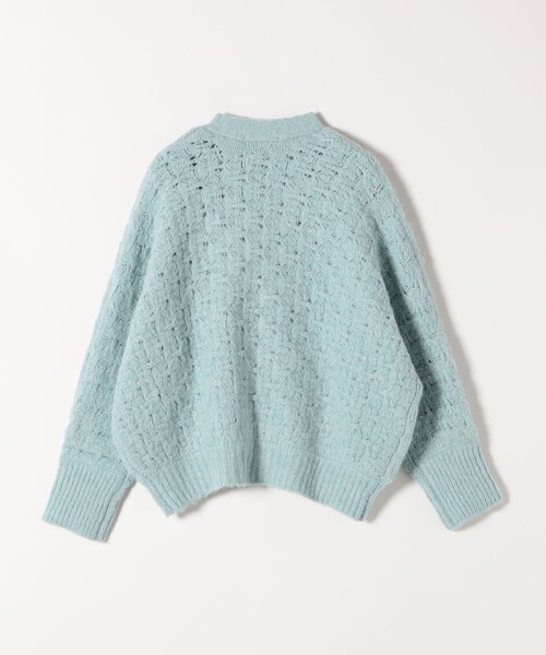 quaranciel カーディガン quaranciel:「手洗い可能」透かし編み V