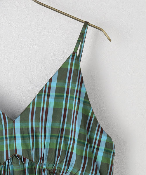 Sara mallika サラマリカ シルクプリントワンピース チュニック セール】sara mallika COTTON LUREX SCARF PRINT DRESS