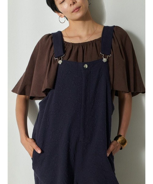 BELLE VINTAGE サロペット・オーバーオール 黒 Brown&Street（ブラウンアンドストリート） サロペット オーバーオール